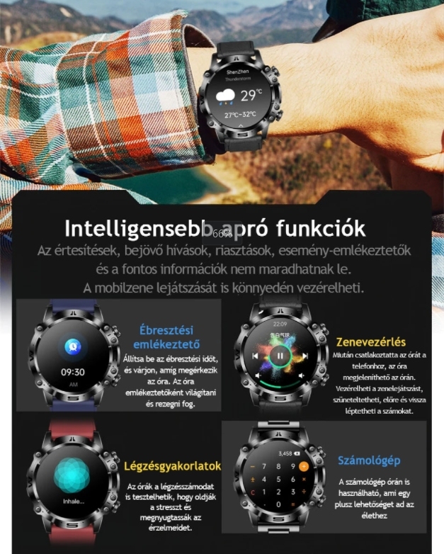 AI ORVOSI DIAGNOSZTIKÁS OKOSÓRA - 2024 ÚJ VÉRLIPIDEK, HÚGYSAV, VÉRGLUKOZ SZINT - EKG+PPG FITNESZKÖVETŐ